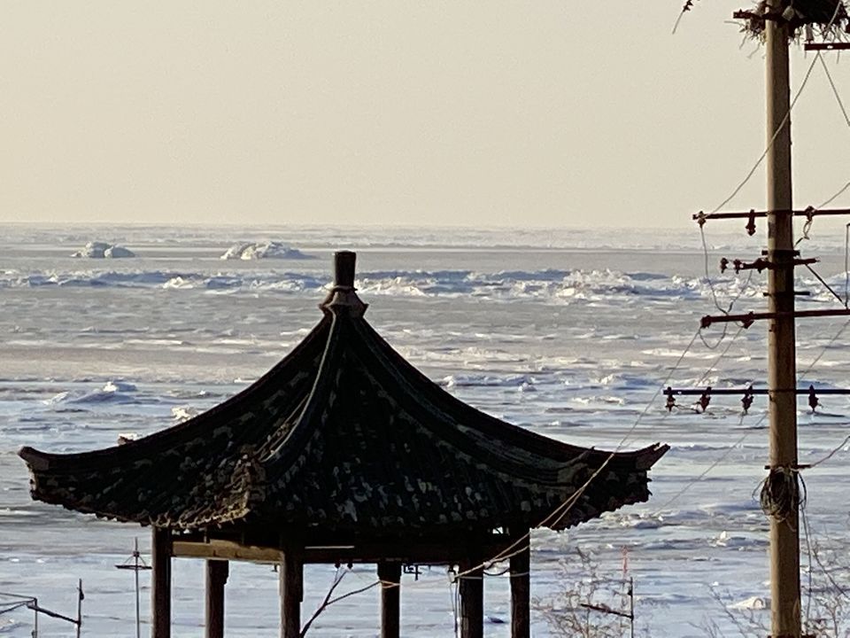 莱州海上长城风景区图片