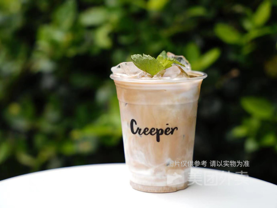 冰薄荷拿铁图片