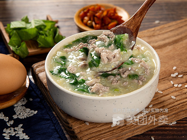 牛肉芥菜粥图片