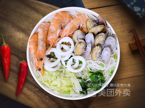 客家海鲜米粉图片