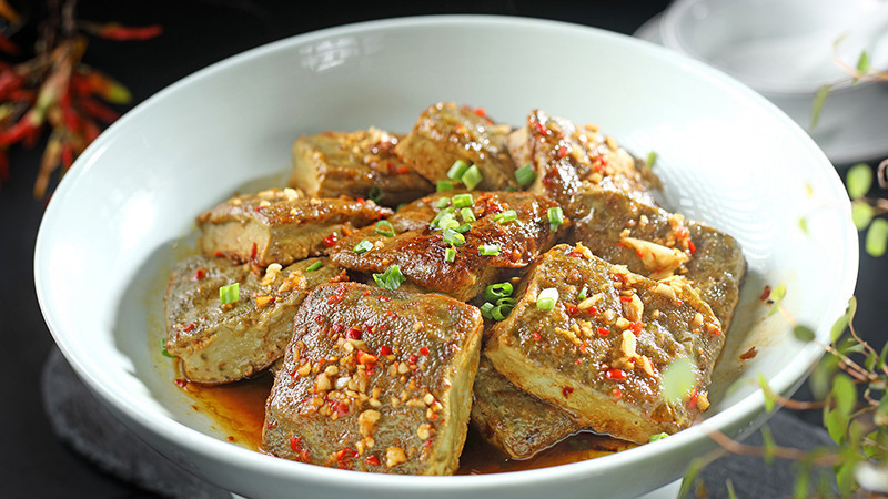 有机黑豆腐图片