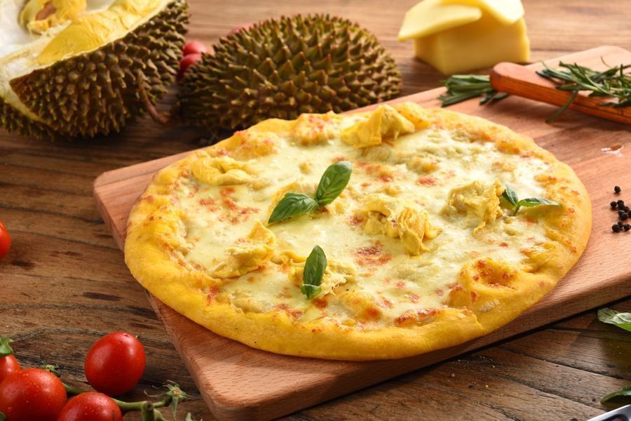 猫山王榴莲披萨图片