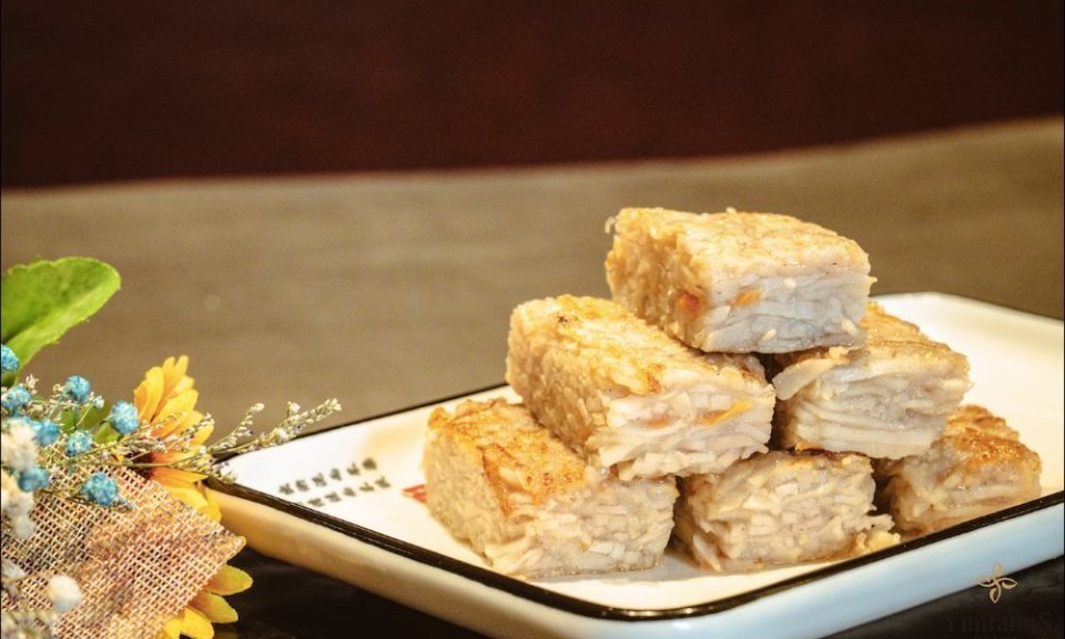 香煎芋丝饼图片