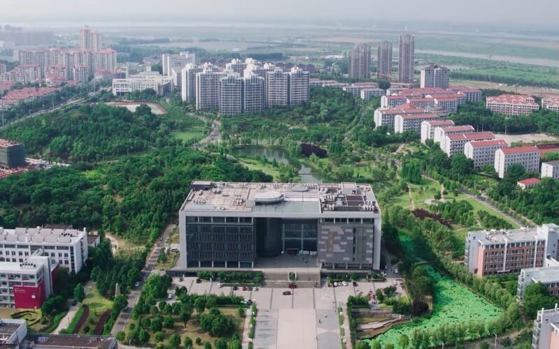 南京财经大学俯视图图片