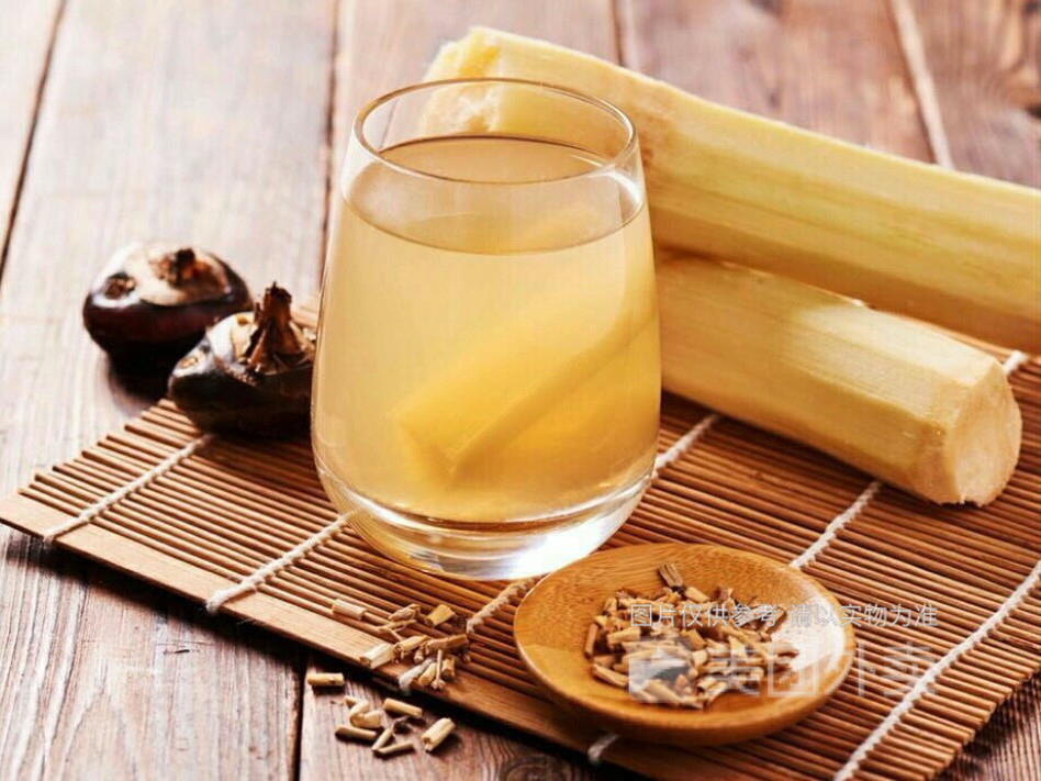 海底椰茅根竹蔗水图片