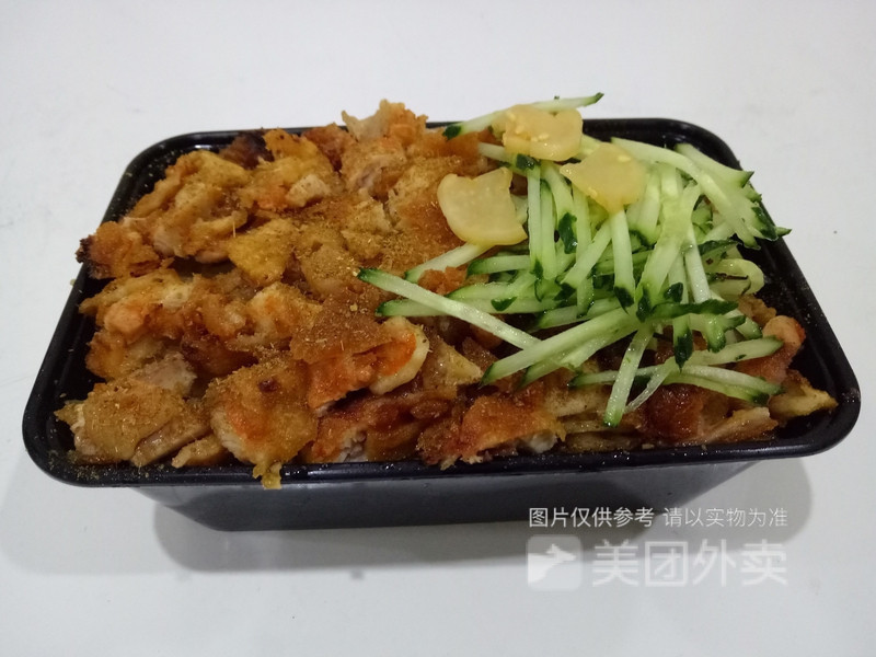 孜然脆皮鸡饭图片