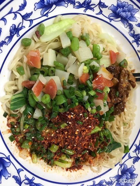 推荐菜:岐山臊子干拌面