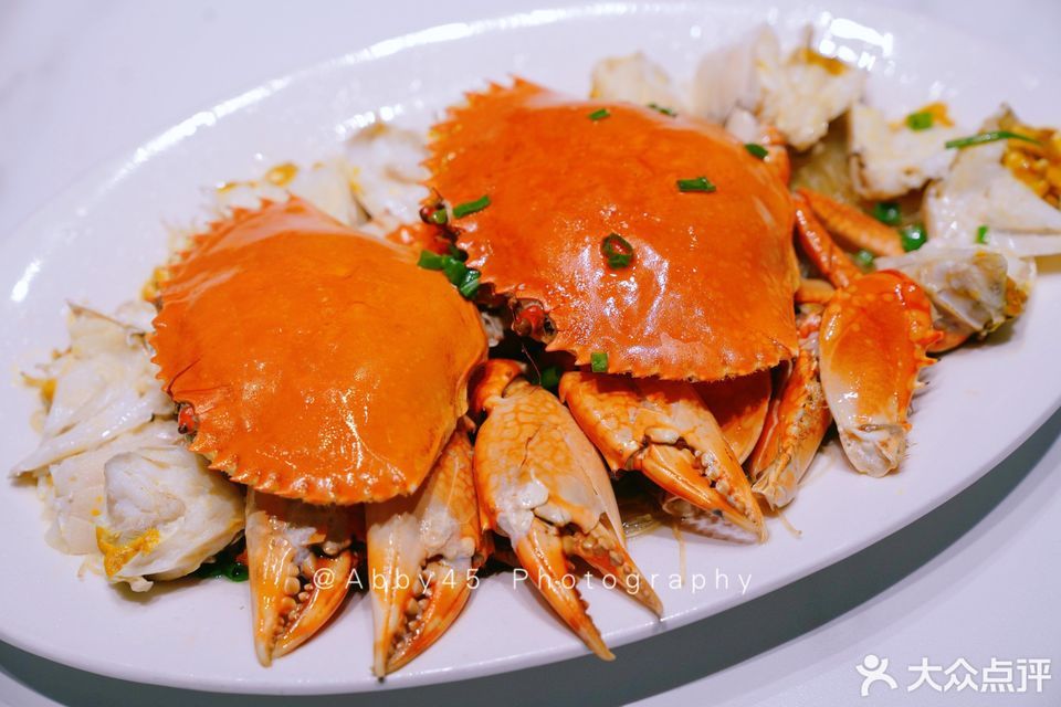 粉丝蒸菜母蟹图片