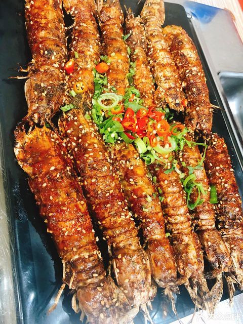 烤虾爬子图片