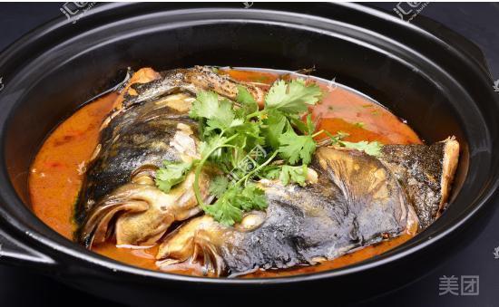 滋补鱼头锅图片