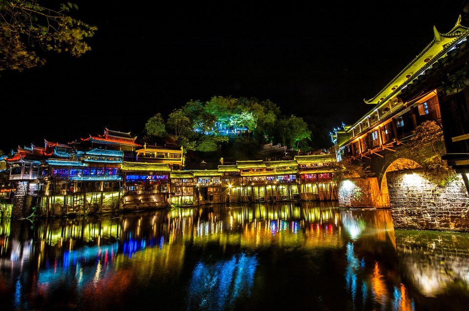凤凰古城风景名胜区虹桥风雨楼