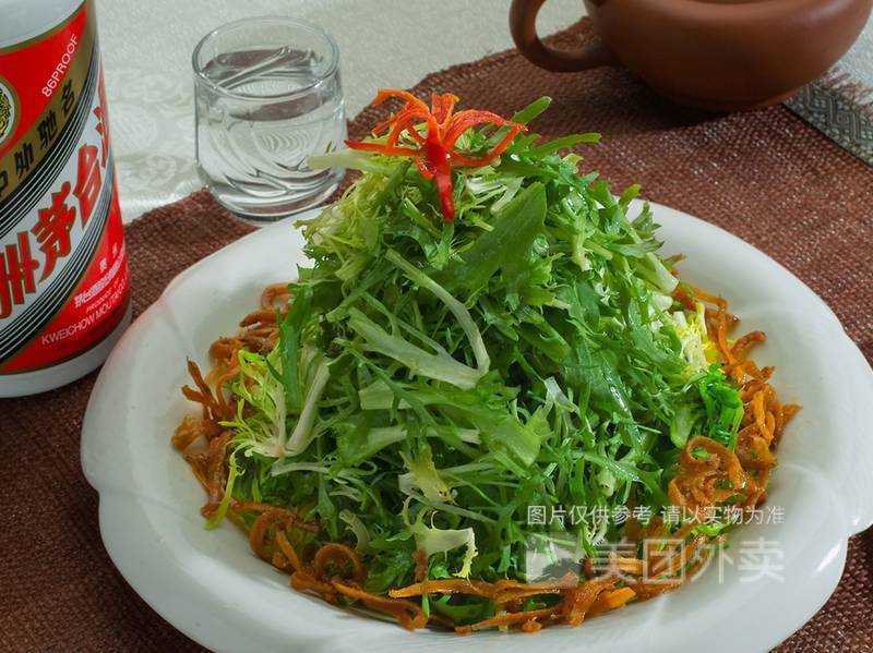 丁香鱼拌苦苣图片