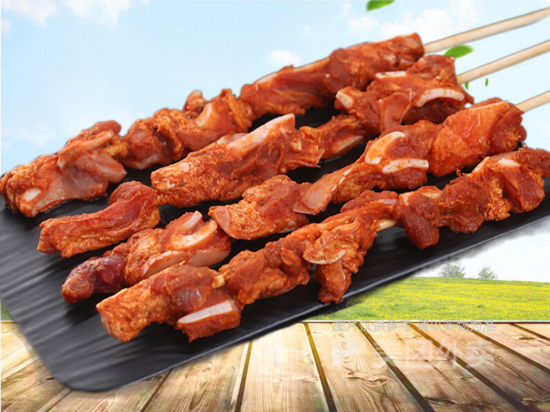猪脆骨串图片