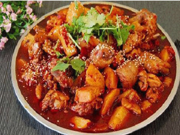 麻辣大盘鸡图片