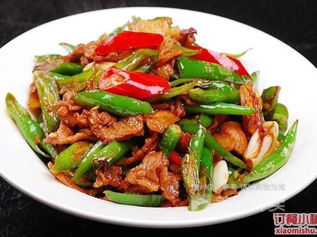 农家小炒肉饭图片