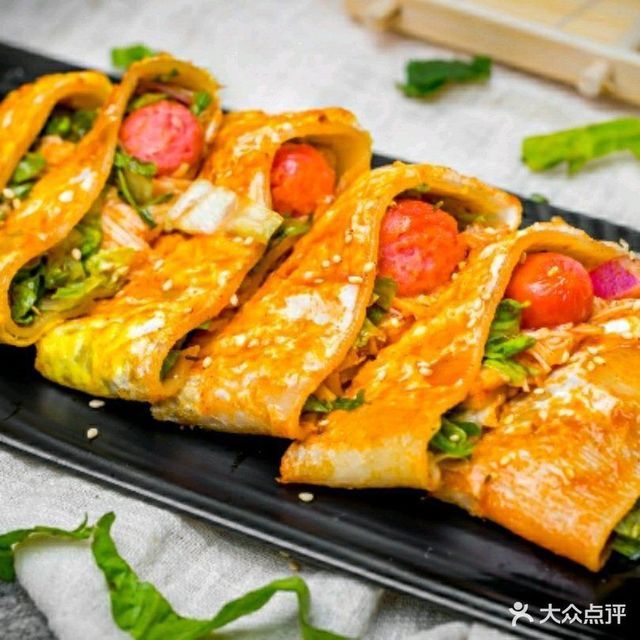 榴莲芝士烤冷面奥尔良烤冷面推荐菜:冷面王位于合肥市