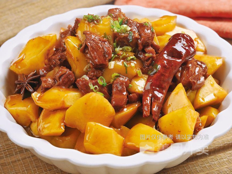 驴肉炖土豆图片