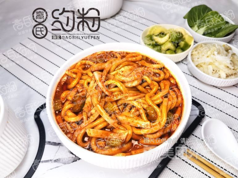鱿鱼炒米粉图片
