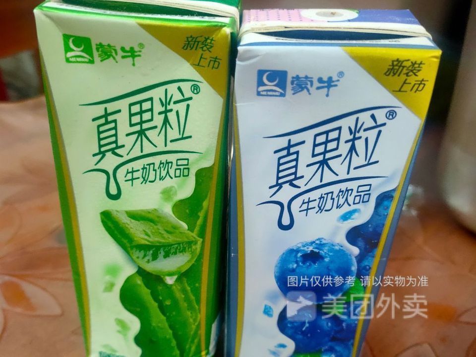 蒙牛真果粒牛奶图片