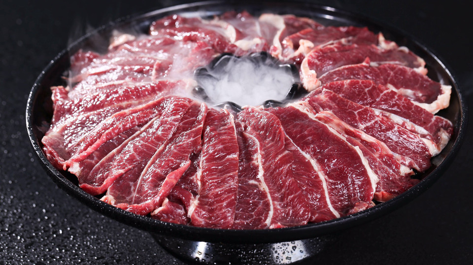 江湖快刀鲜切黄牛肉图片