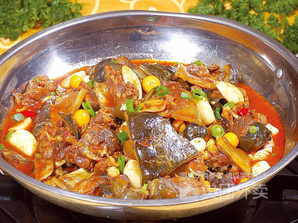 秘制烧甲鱼图片