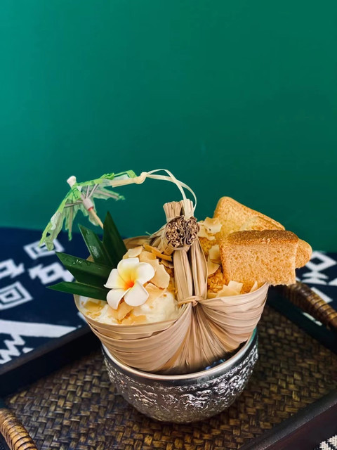 泰式香水椰子冰沙图片