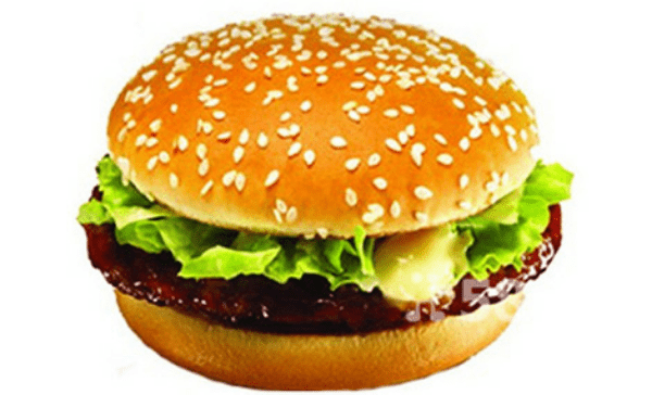 香酥牛肉汉堡图片