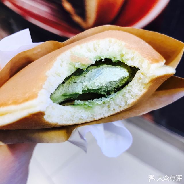 抹茶奶油铜锣烧图片