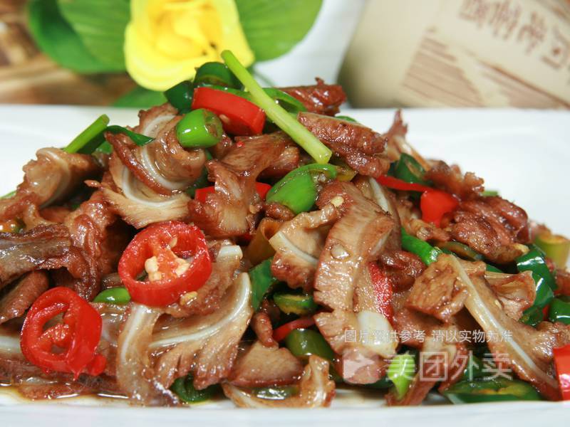 青椒炒脆骨图片