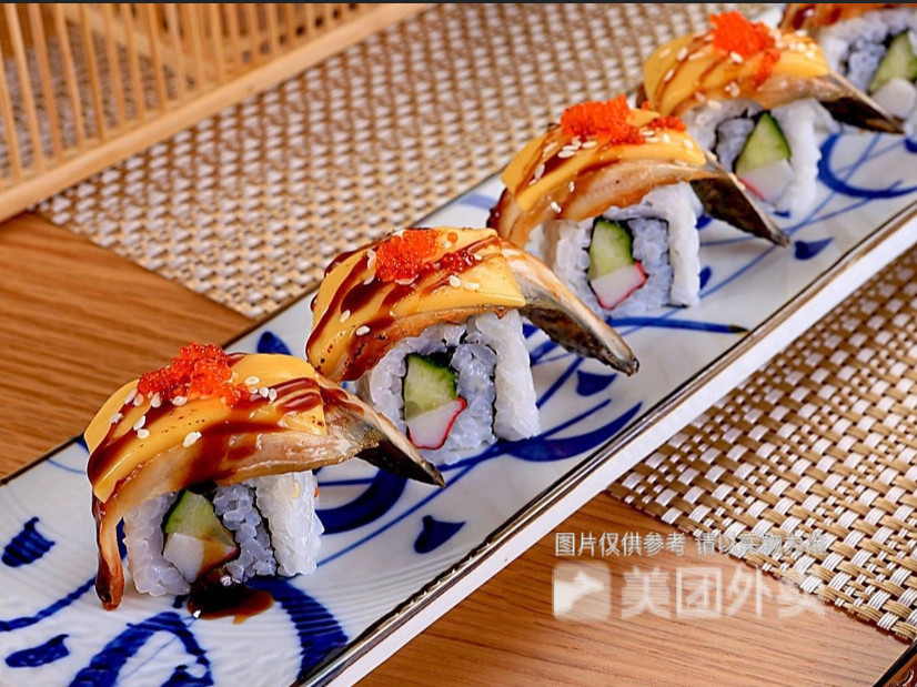 芝士鳗鱼加州卷图片