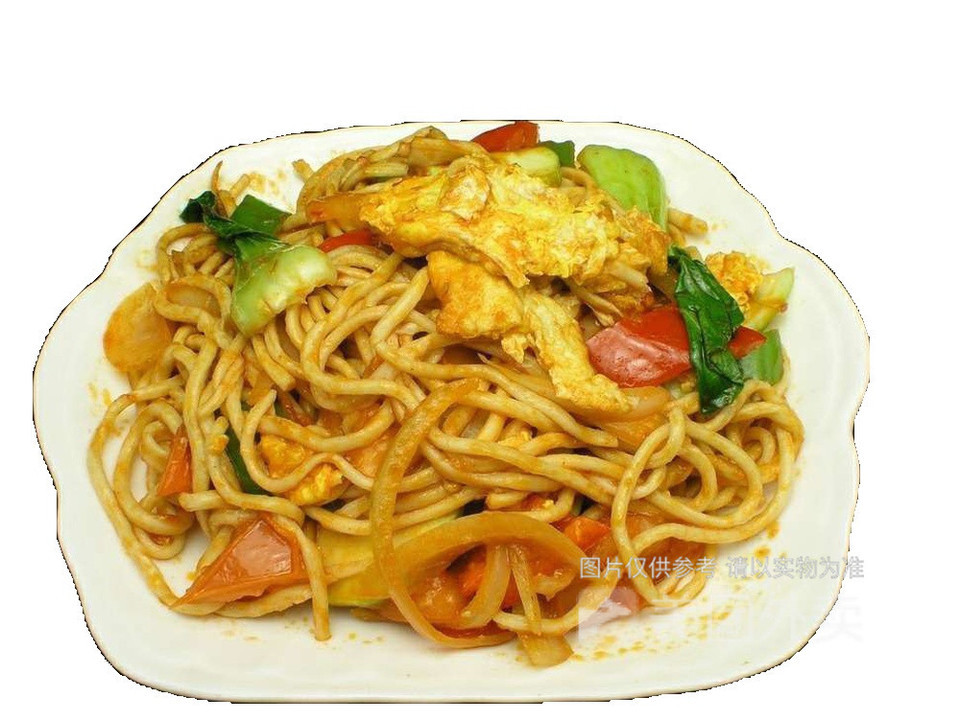 鸡蛋炒拉面图片