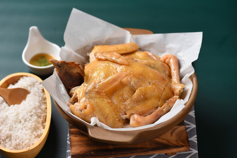 客品手撕盐焗鸡图片