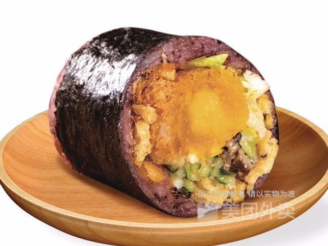 海鸭咸蛋黄饭团图片