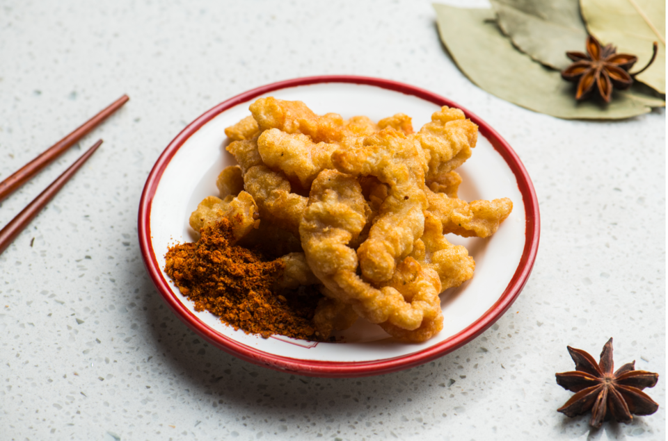 现炸小酥肉图片