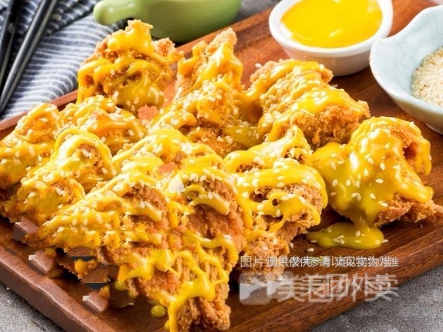 蜂蜜芥末无骨炸鸡图片