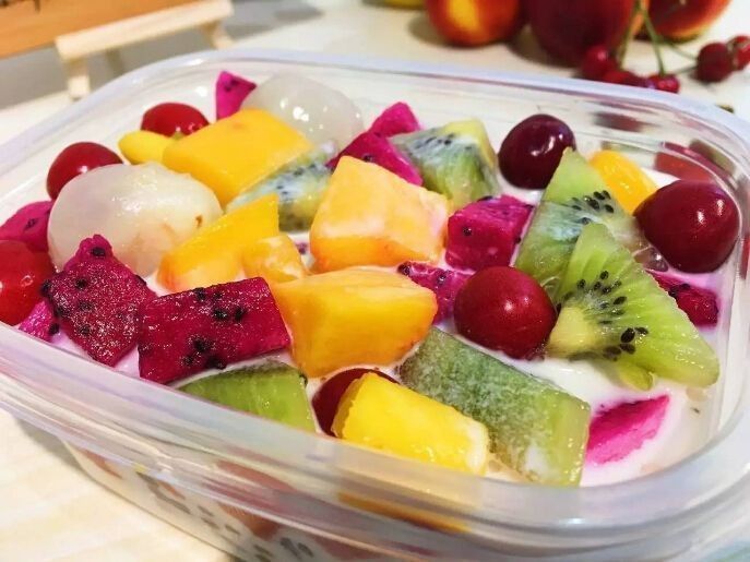 椰奶凤梨水果捞图片