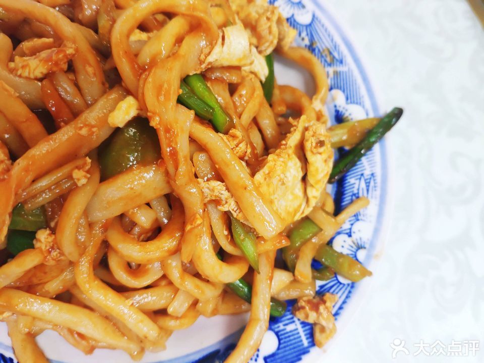 鸡蛋炒拉条图片