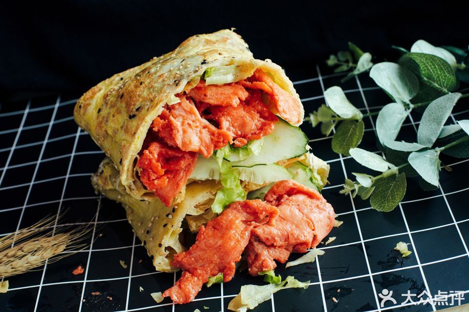 特色里脊煎饼图片