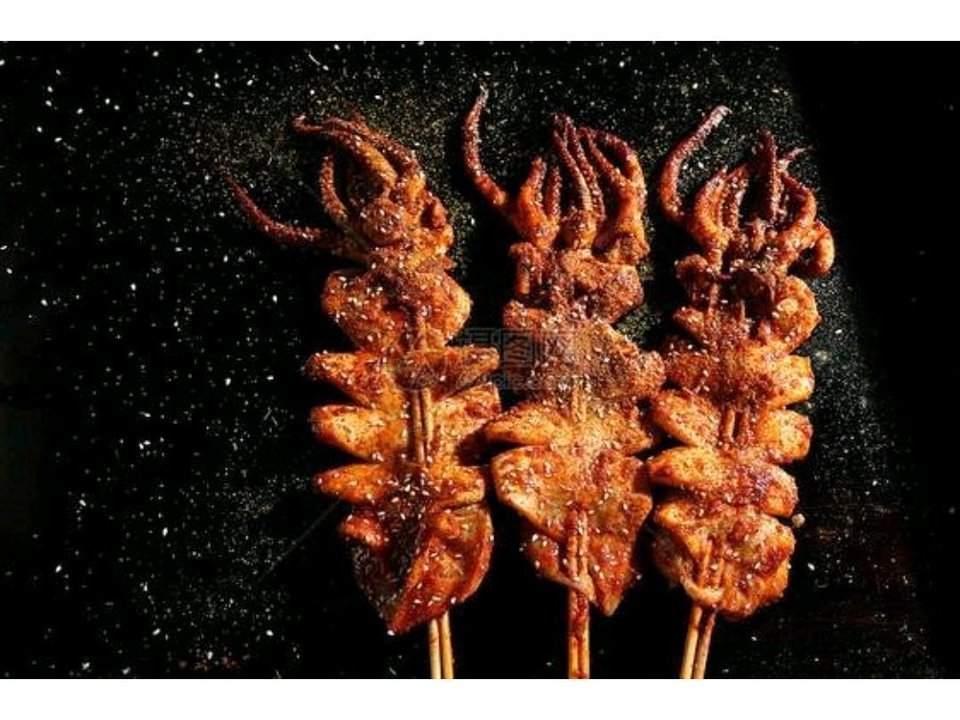 大鱿鱼铁板烧图片