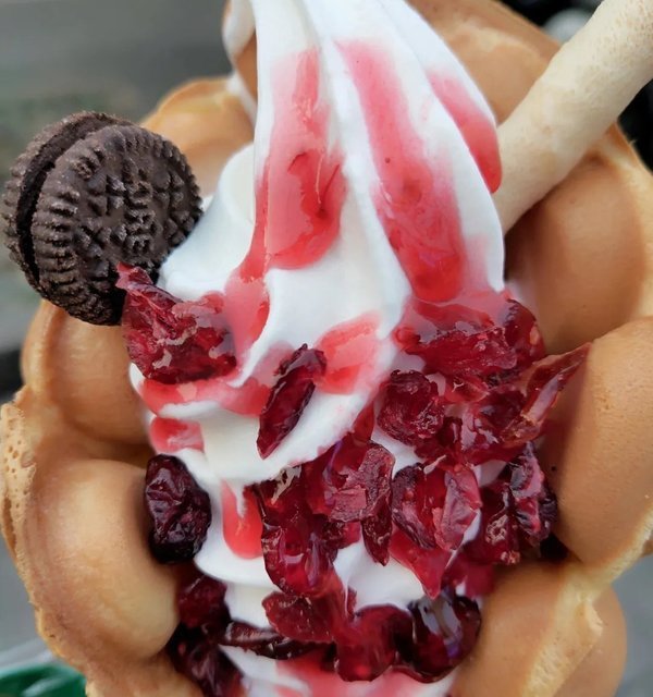 奥利奥草莓鸡蛋仔图片