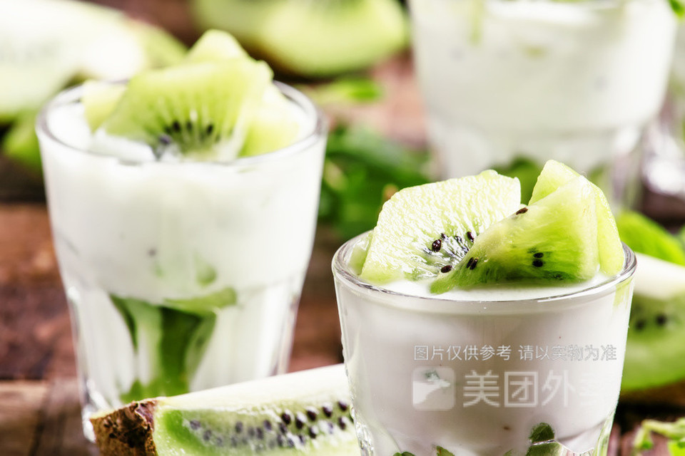 奇异果酸奶图片