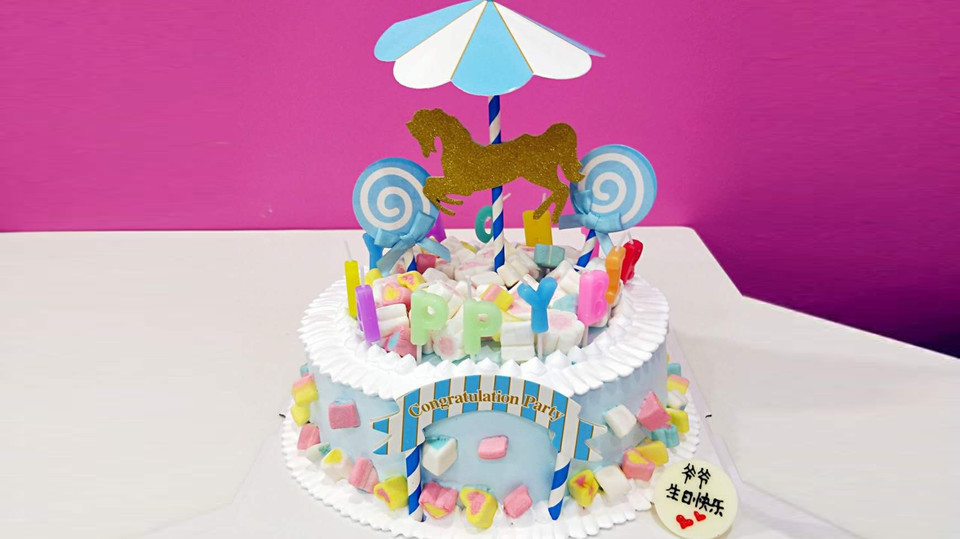 蜡笔小新卡通主题蛋糕(1磅)图片