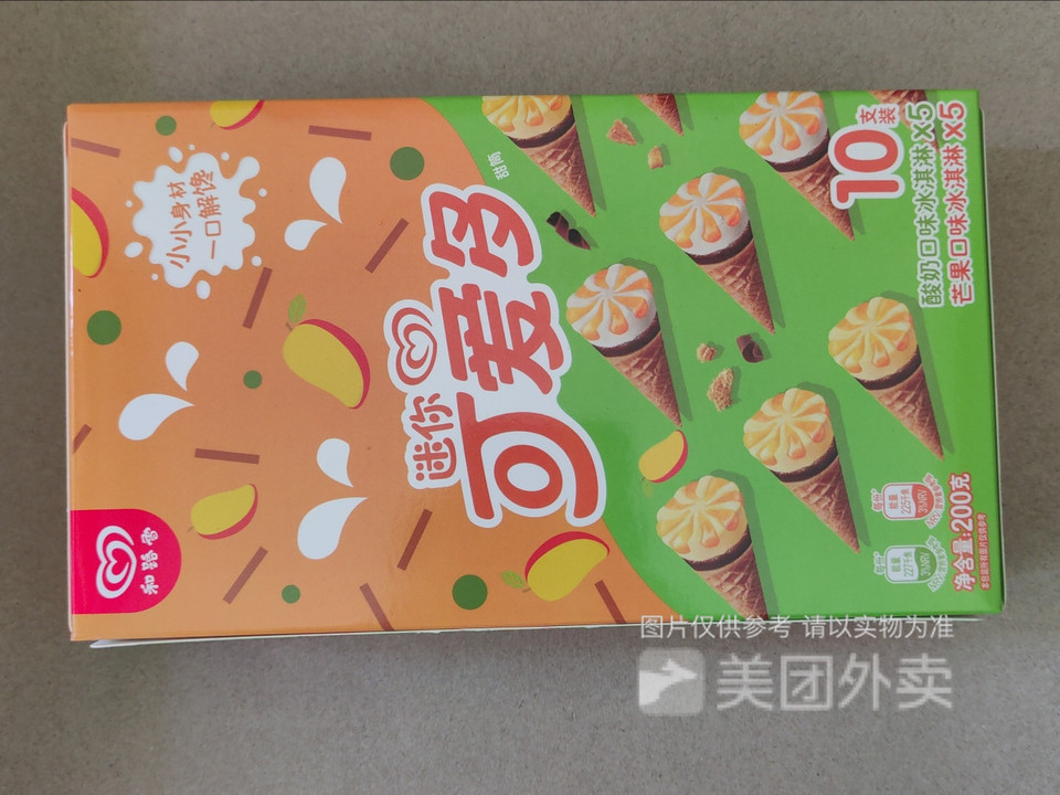 迷你可爱多酸奶芒果口味图片