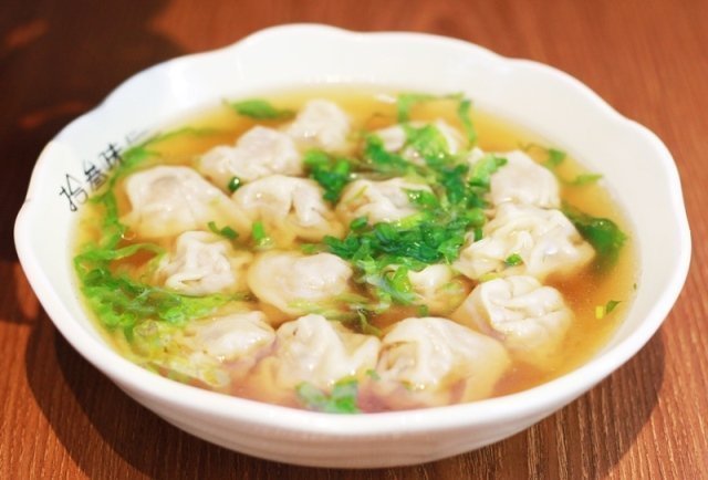 大肉香菇云吞图片