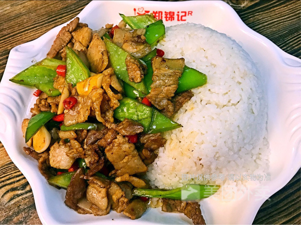 农家辣椒小炒肉饭图片