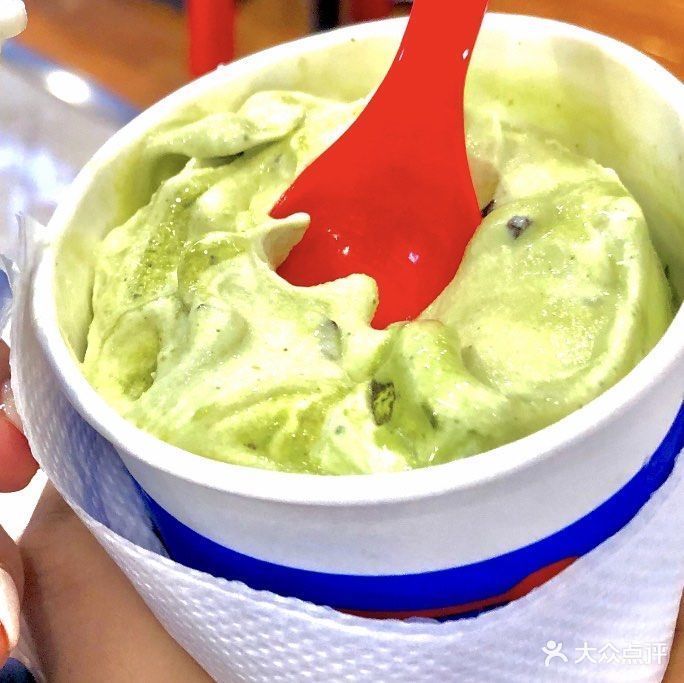 抹茶巴旦木暴风雪图片