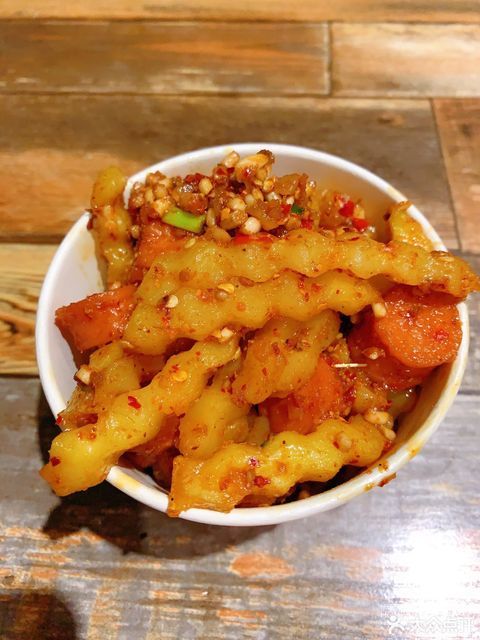 糖醋麻辣土豆花大份图片