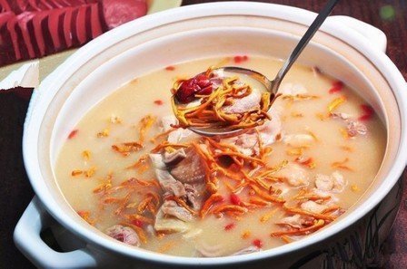 虫草花猪肚鸡图片