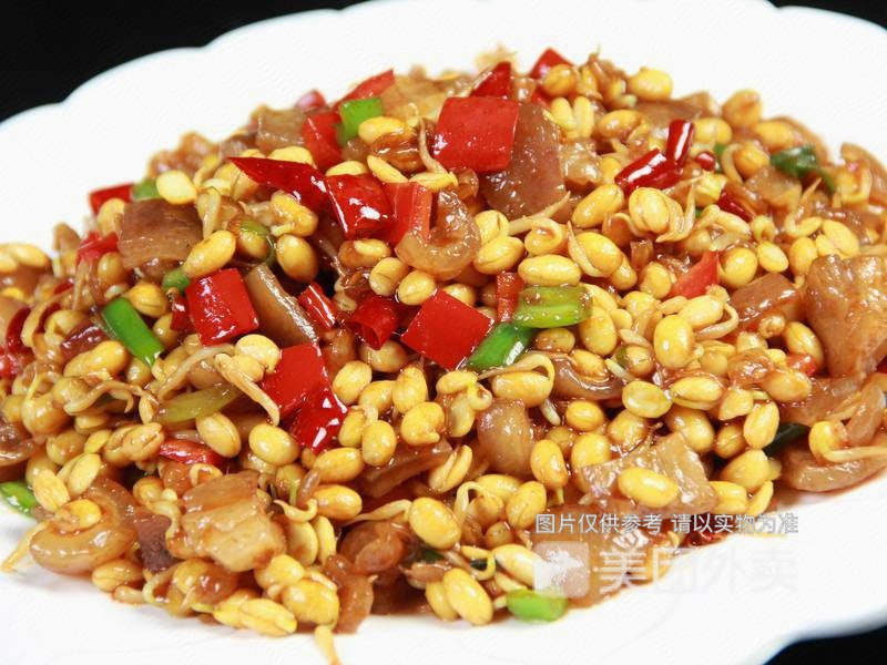 肉皮黄豆芽图片