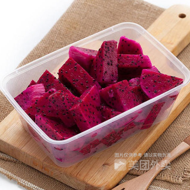 红心火龙果果切图片